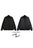 TAION Reversible Jersey Down Jacket - Black - Thumbnail 1