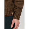 Shop Homme Femme Inc. 6543 Knit Cardigan - Brown - Thumbnail 5