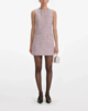 Self-Portrait Boucle Sleeveless Mini Dress - Pink - Thumbnail 2
