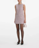 Self-Portrait Boucle Sleeveless Mini Dress - Pink - Thumbnail 3