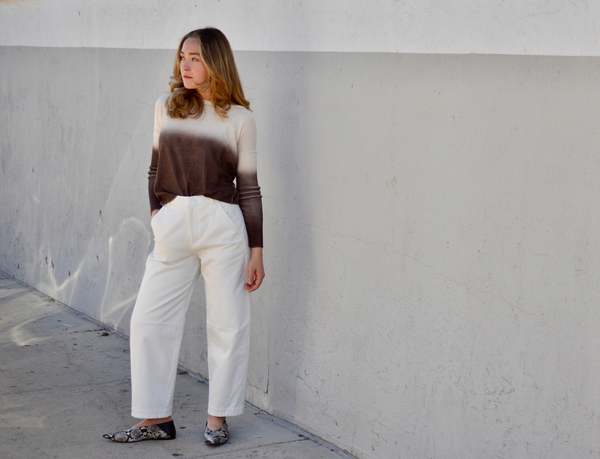 Aviu Paricollo Dip-Dyed Sweater