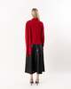 ELLIOTT LAUREN Wrap Neck Sweater - Currant - Thumbnail 4
