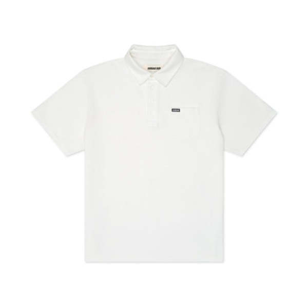 Metalwood Studio Airy S/S Pocket Polo - White