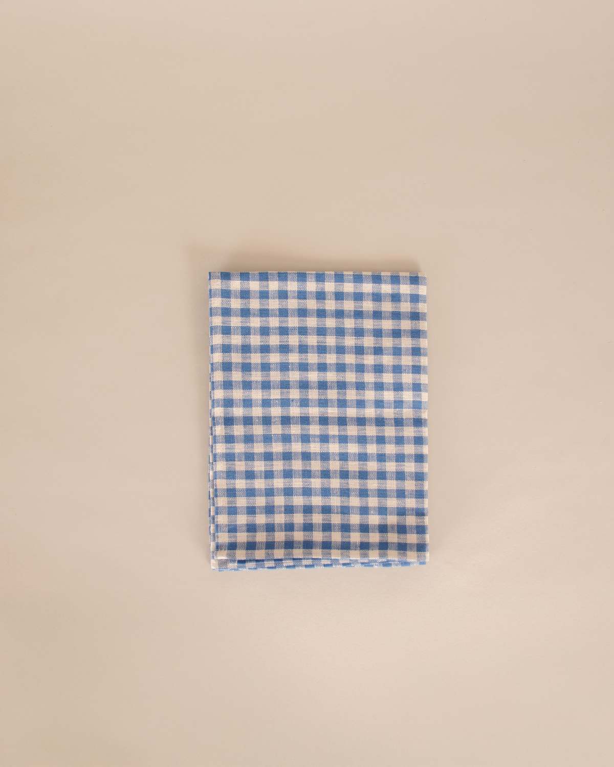 Fog Linen Work Blue Check Kitchen Cloth - Image 1 of 3