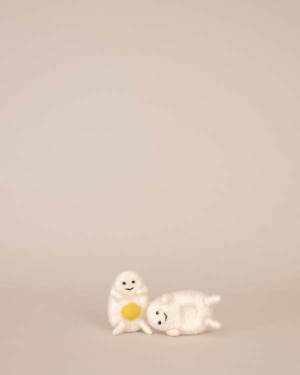 Ware of the Dog Boiled Wool Egg Dog Toy