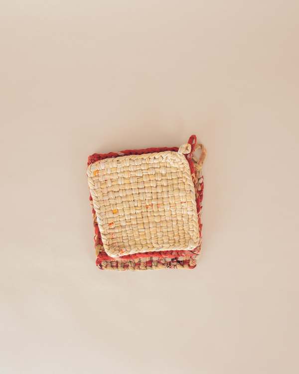Ten Thousand Villages Recycled Sari Potholders