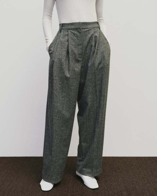 Mijeong Park Wide Leg Wool Pants