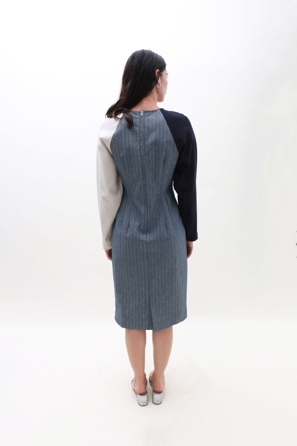 SC103 Herringbone Messenger Dress