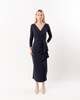 CHIARA BONI Sayon Midi Jersey Dress - Midnight - Thumbnail 2