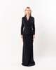 CHIARA BONI Thadira Long Jersey Lurex Gown - Midnight - Thumbnail 2