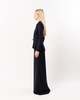 CHIARA BONI Thadira Long Jersey Lurex Gown - Midnight - Thumbnail 3
