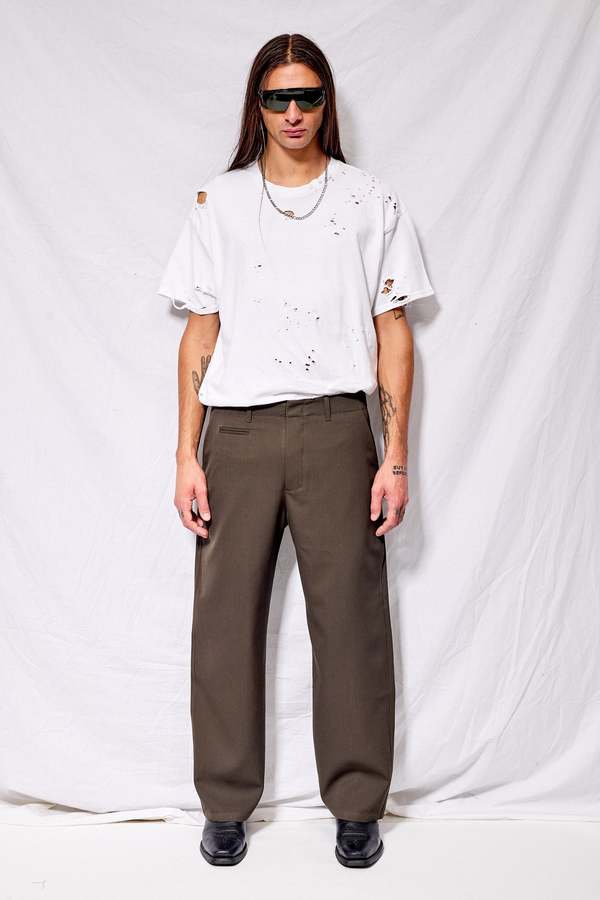 Assembly Brown Suiting Full Pant