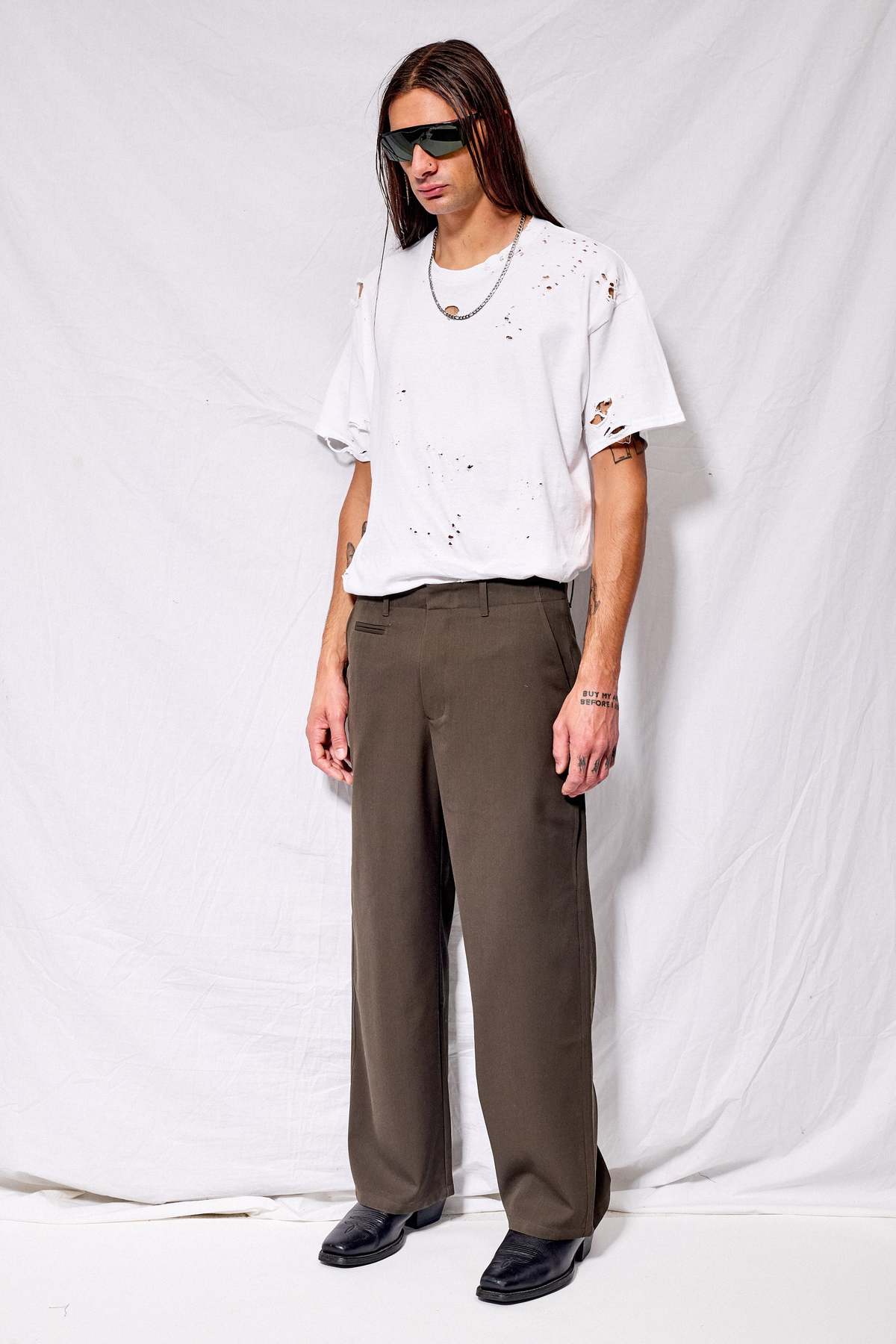 Assembly Brown Suiting Full Pant - Image 4 of 7