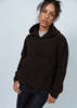 MJ. Watson Chunky Alpaca Wool Hoodie - Ebony - Thumbnail 1