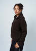 MJ. Watson Chunky Alpaca Wool Hoodie - Ebony - Thumbnail 3
