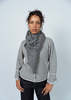 MJ. Watson Fringe Scarf - Gray - Thumbnail 3