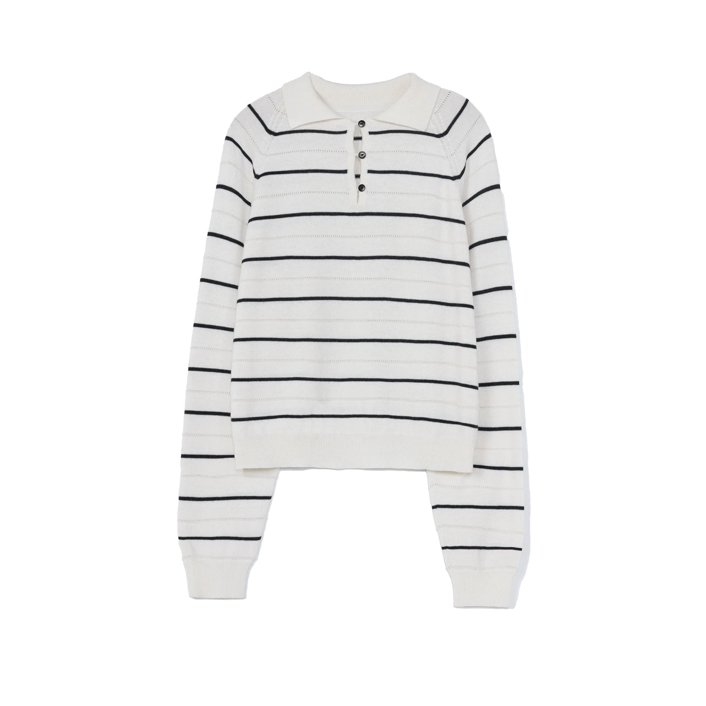 トップス CORDERA MERINO WOOL STRIPED POLO Cordera Merino Wool Striped Polo, Brown – Kick Pleat