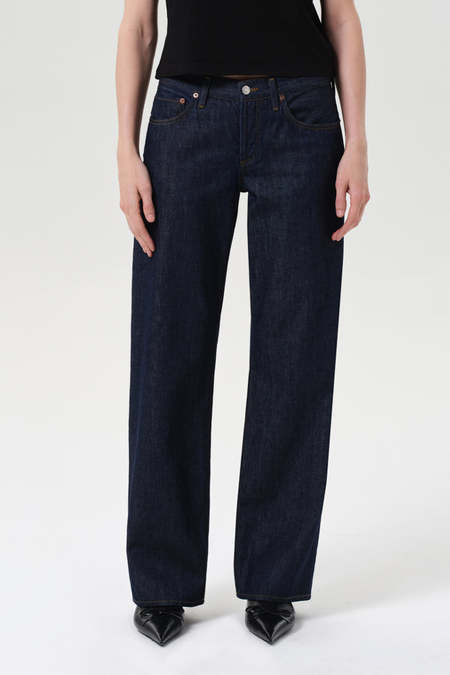 AGOLDE Merrel Mid Rise Straight Jean - Nightfall | Garmentory AGOLDE Merrel Mid Rise Straight Jean - Nightfall | Garmentory