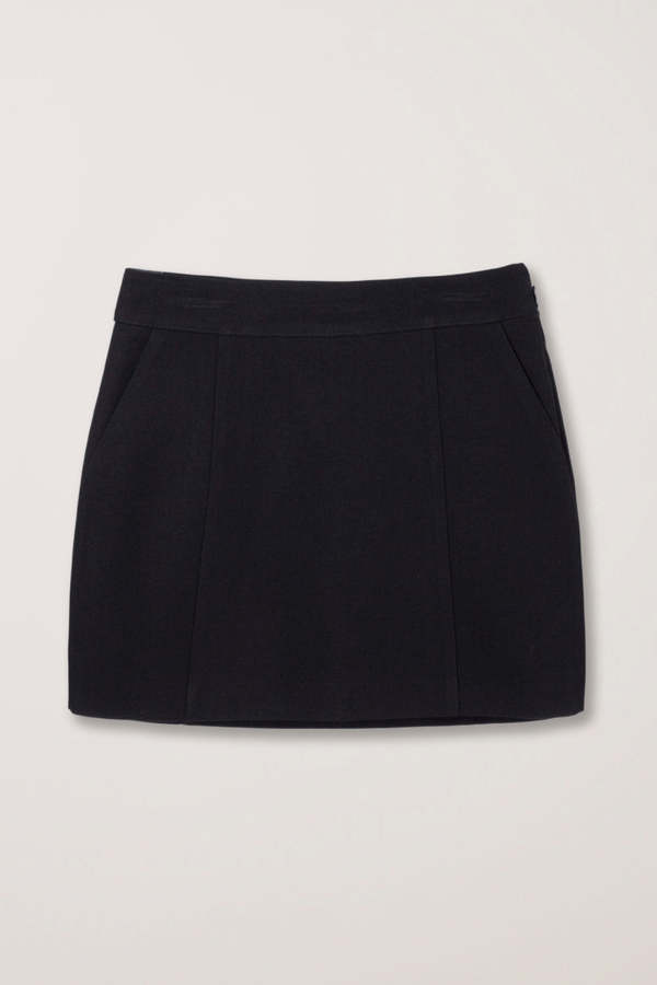 Dunst Woven Mini Skirt - Black