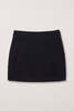 Dunst Woven Mini Skirt - Black - Thumbnail 1