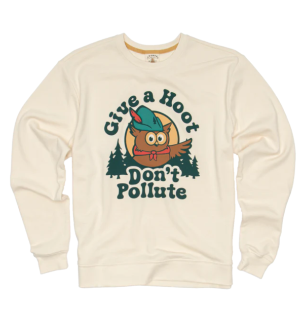 The Landmark Project Give A Hoot, Don't Pollute Unisex Sweatshirt
