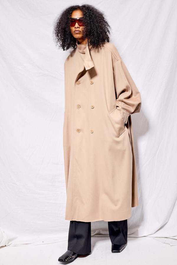 ジャケット・アウター GABRIELA COLL GARMENTS No.65 Oversised Gabriela Coll Garments No.65 Oversized Double Breasted Coat
