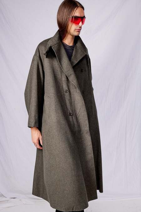 Gabriela Coll Garments No.65 Oversized Coat - Grey | Garmentory
