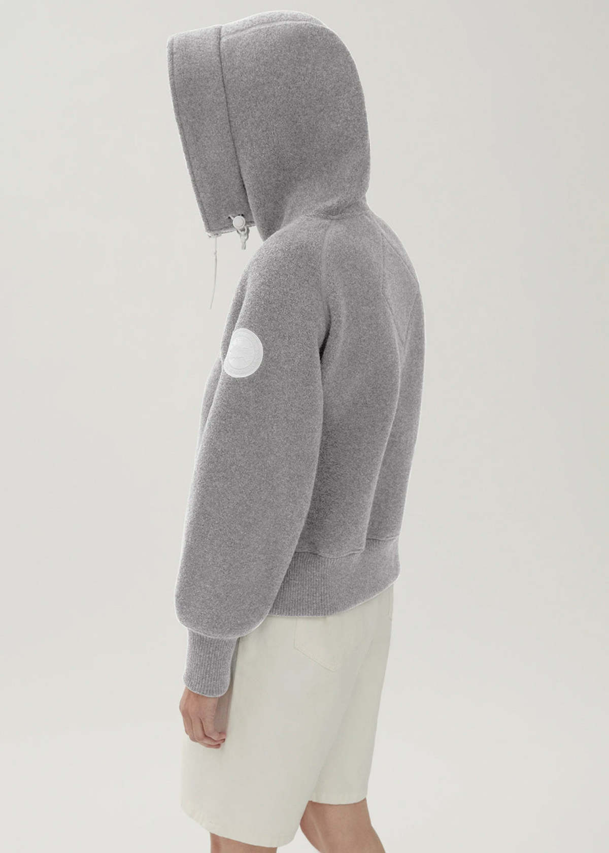 Canada Goose Chilliwack Fleece Bomber - Greige - Image 3 of 5