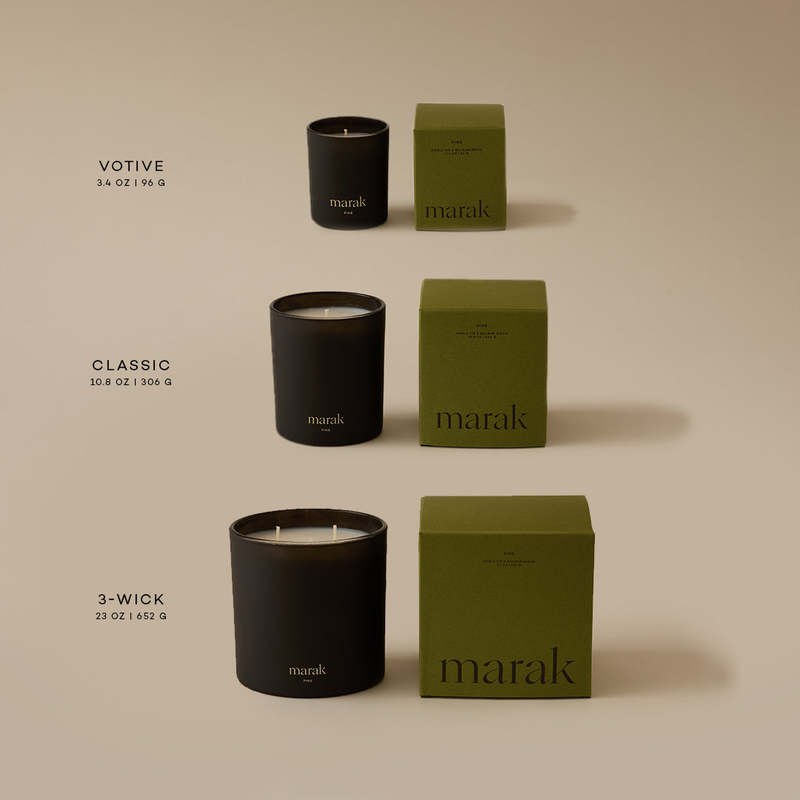 Marak Pine Noble Fir & Balsam Wood Candle Marak Pine Noble Fir & Balsam Wood Candle