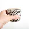 Polli Pots Tumblers - Black Polka Dot - Thumbnail 1