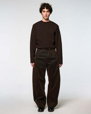 Omar Afridi Brown Washed Pina Trouser | Garmentory