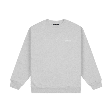 Dime CLASSIC SMALL LOGO CREWNECK グレー S Dime Classic Small Logo Crewneck Sweatshirt - Heather Grey | Flatspot