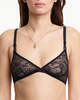 Yasmine Eslami Alice Lace Soft Bra - Black - Thumbnail 6