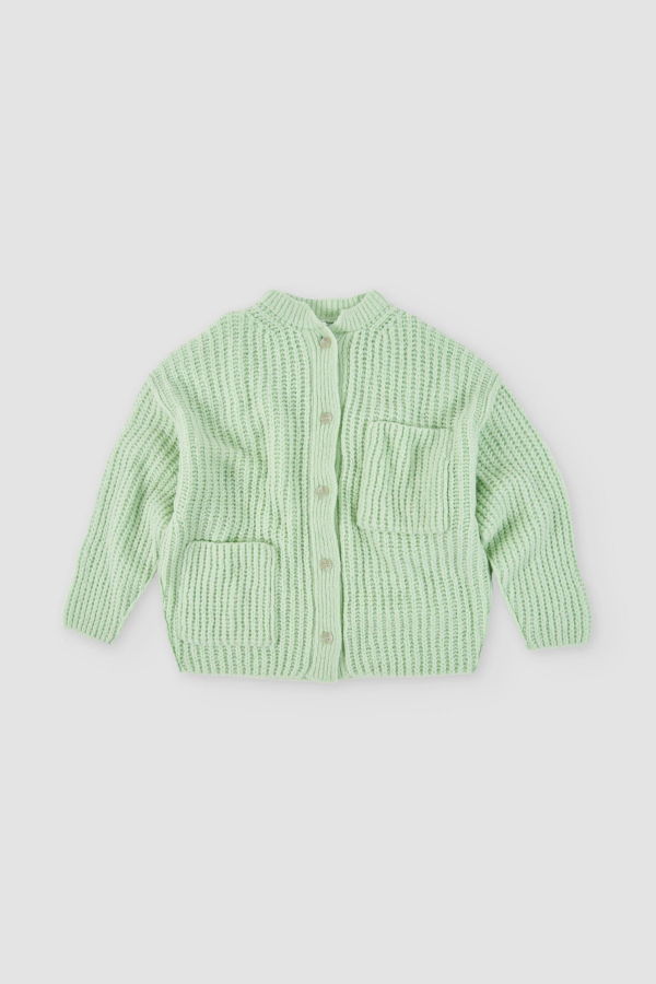 Rus Nui Cardigan - Soft Green