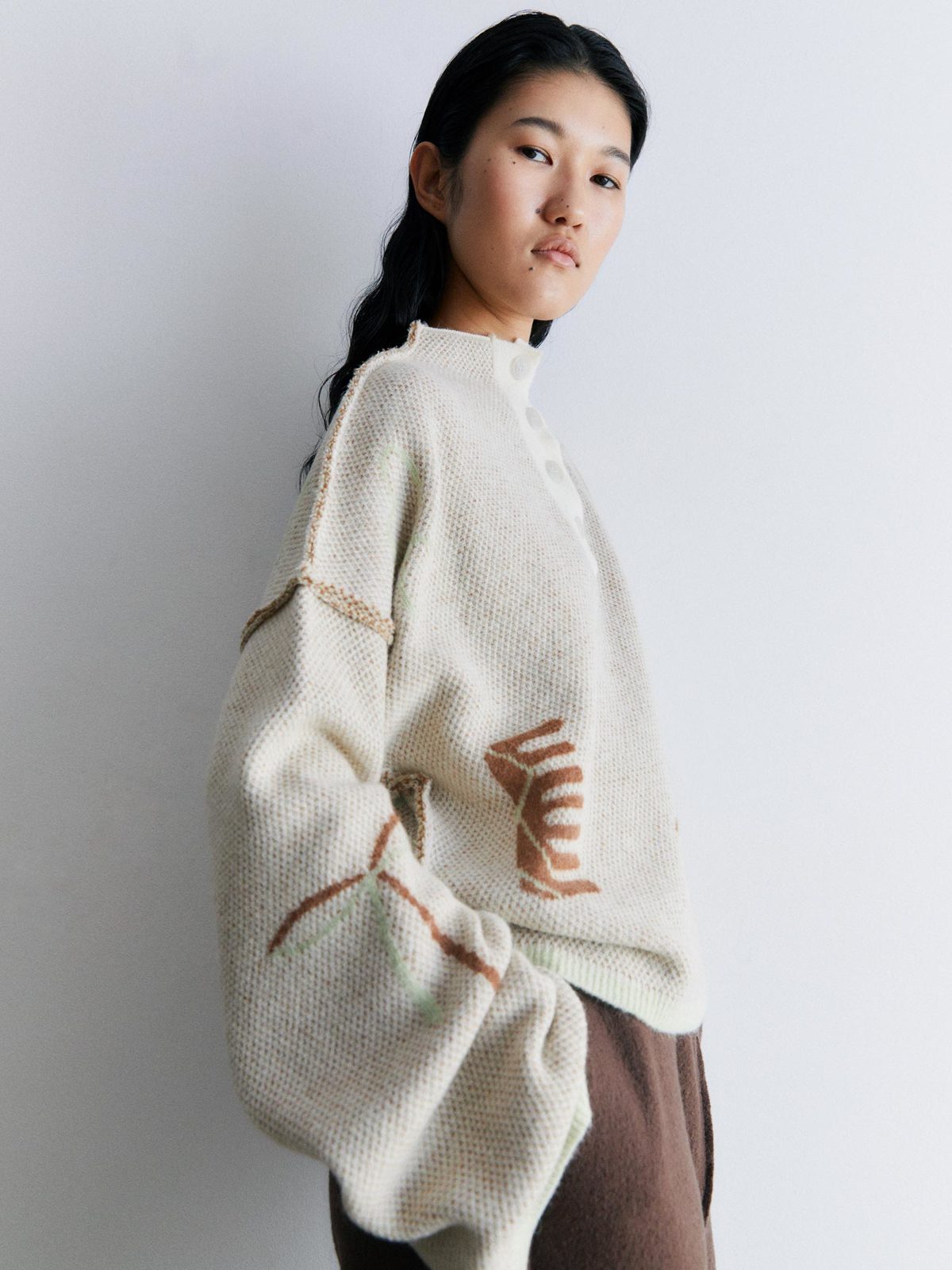 Rus Pente Sweater - Chalk - Image 1 of 7