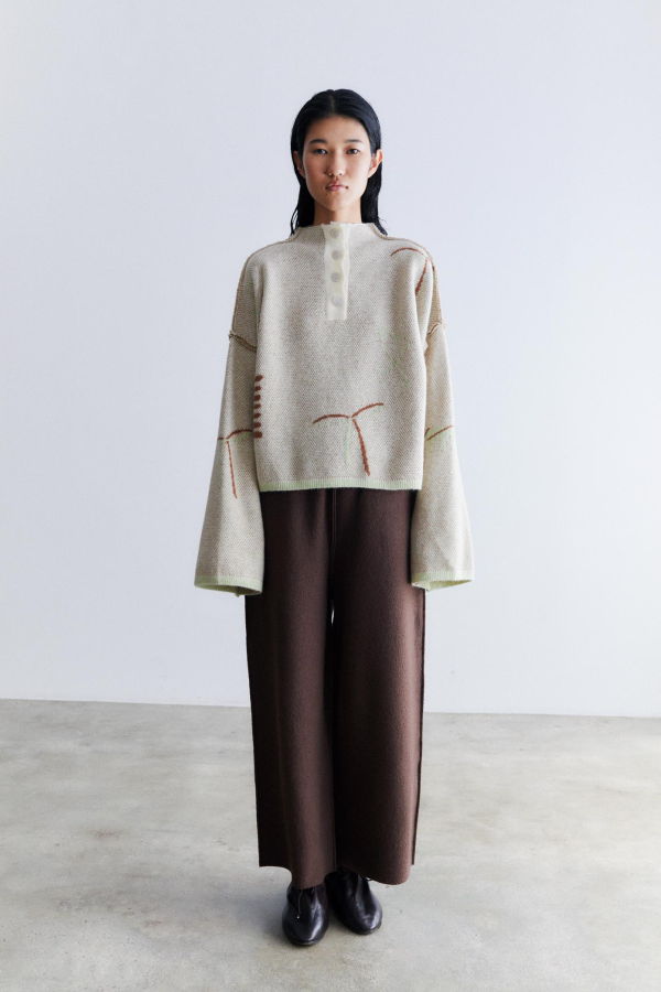 Rus Pente Sweater - Chalk