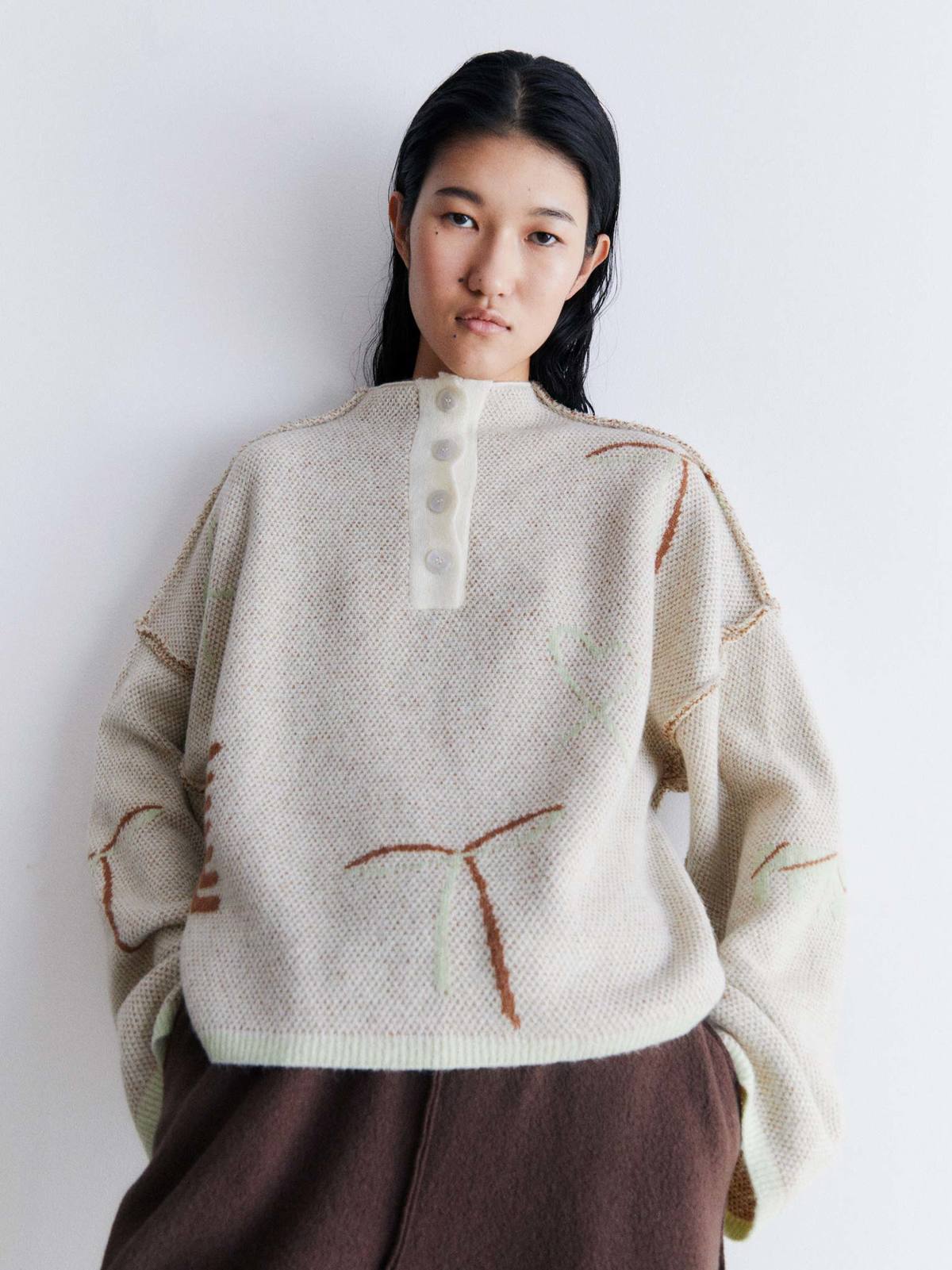 Rus Pente Sweater - Chalk - Image 5 of 7