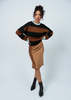Brazeau Tricot Silky Lady Skirt - Chestnut - Thumbnail 2