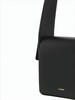 Jil Sander Structured Black Leather Crossbody Bag - Black - Thumbnail 2