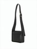 Jil Sander Structured Black Leather Crossbody Bag - Black - Thumbnail 3