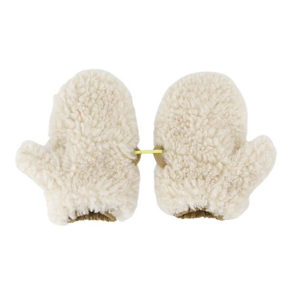Kids Bonton Moon Mittens - Cream Kids Bonton Moon Mittens - Cream