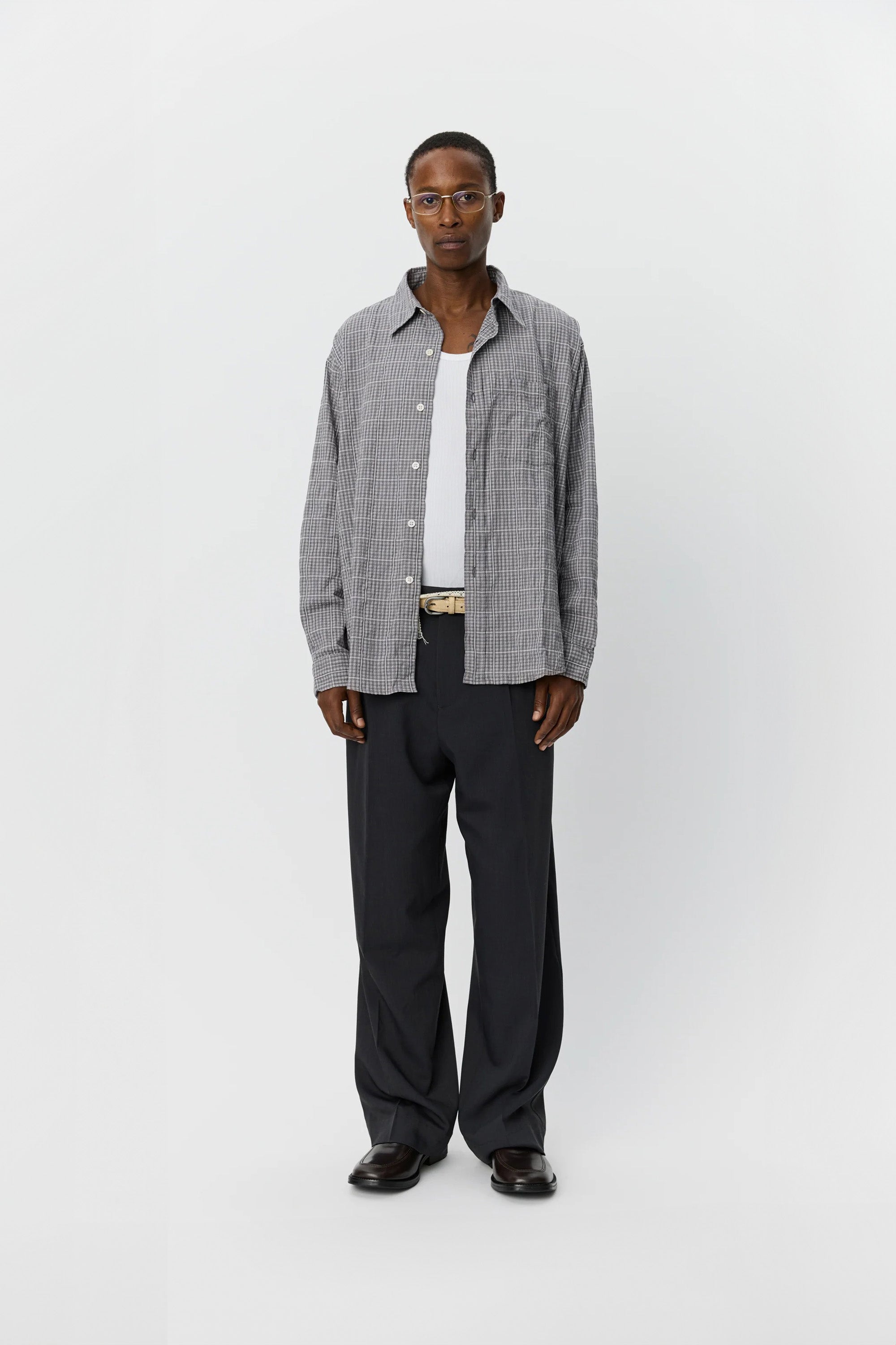 Executive-Shirt-Grey-Textured-