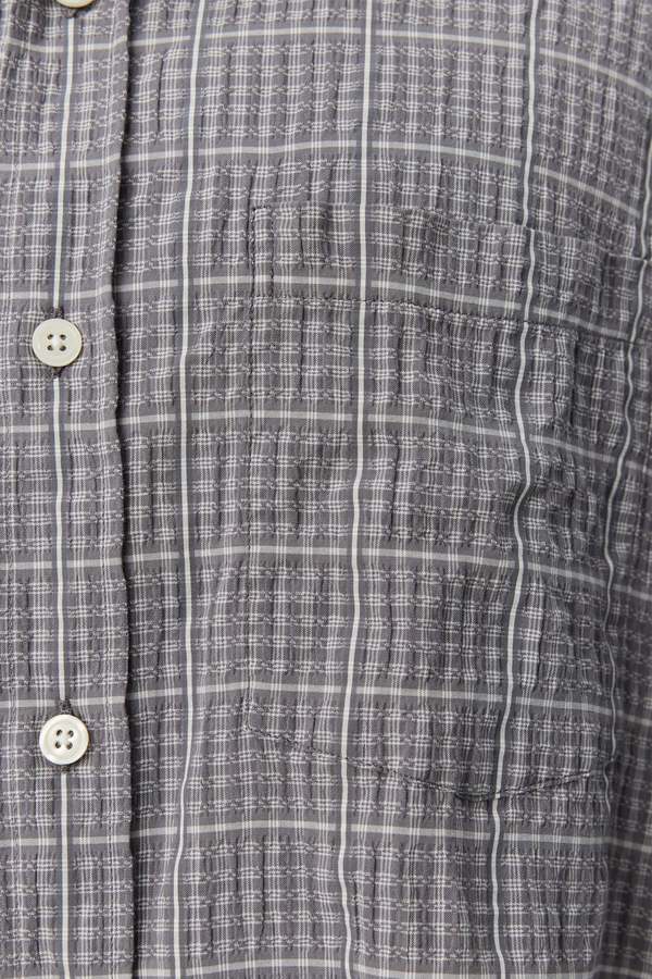 mfpen Executive Shirt Grey Textured Check Shirt