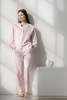 Salua Lingerie Mandarin Collar Soft Pima Cotton Pajamas - Thumbnail 1