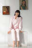 Salua Lingerie Mandarin Collar Soft Pima Cotton Pajamas - Thumbnail 8