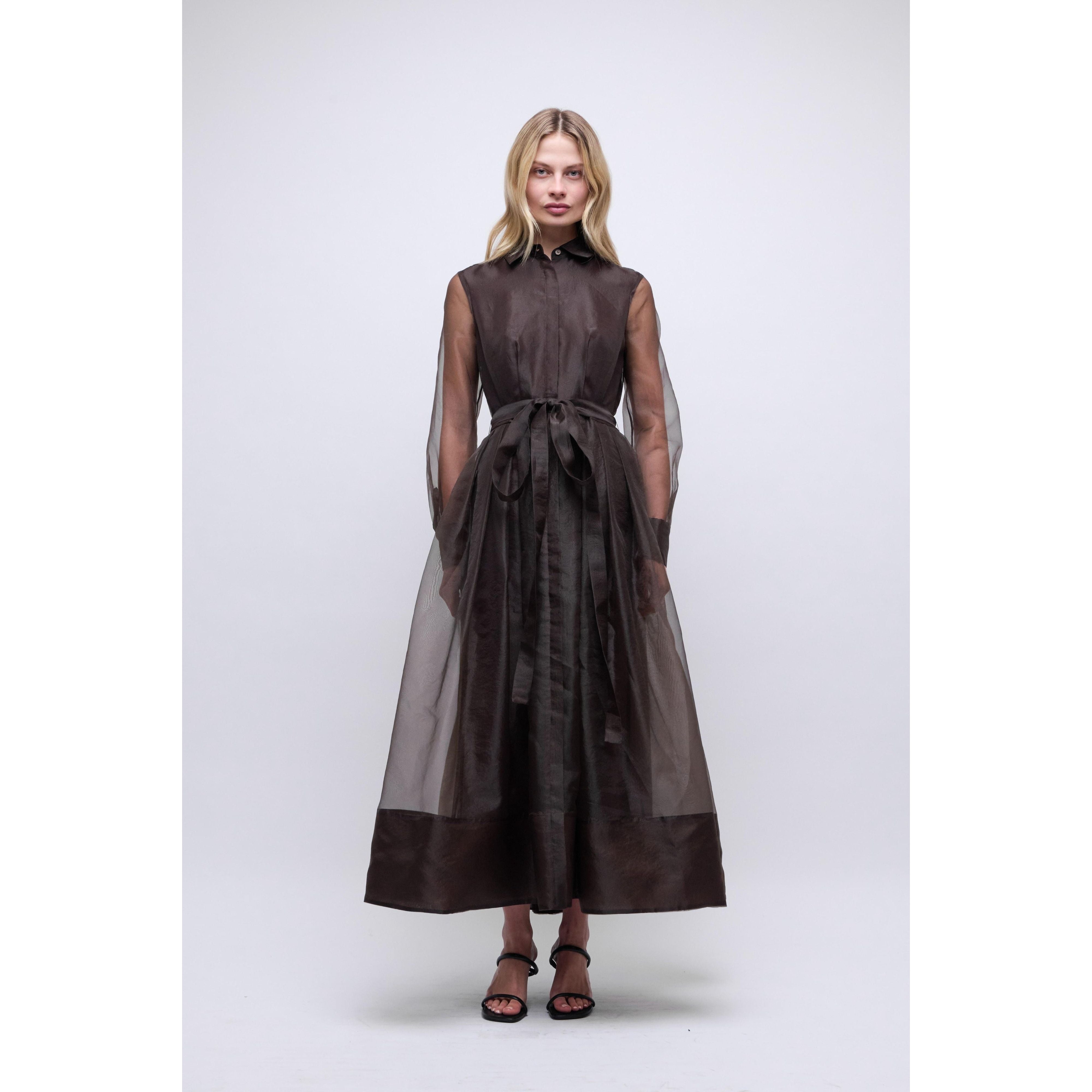 Jonathan Simkhai Montgomery Gown - Chocolate | Garmentory