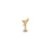 Whit Jewelry Martini Stud - 14K Yellow Gold - Thumbnail 1