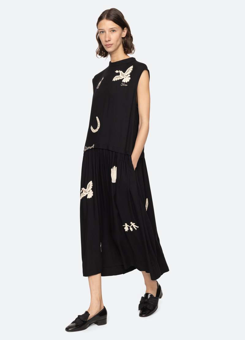 Sea NY Ellison Dress - Black
