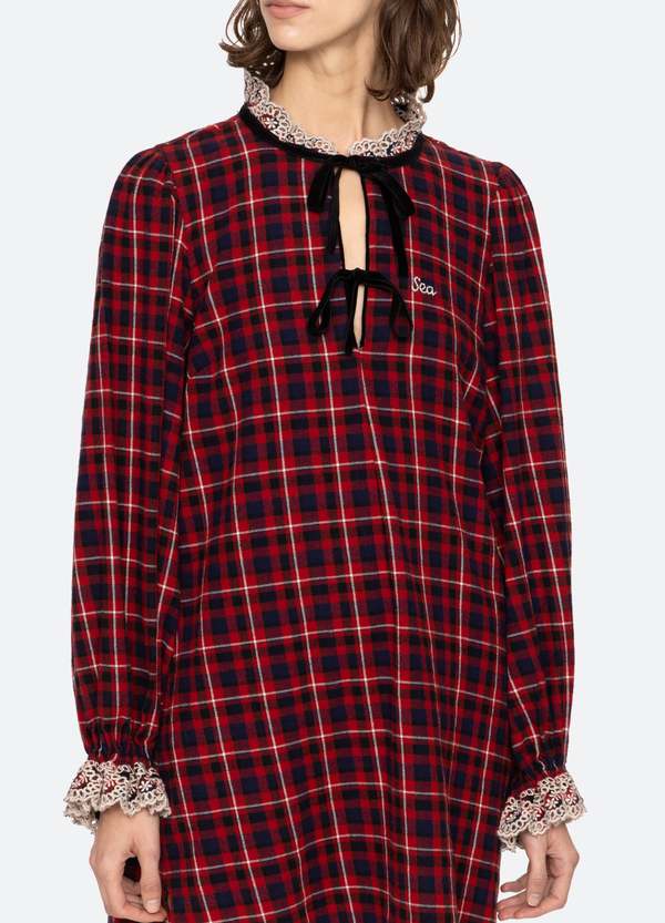Sea NY Zahara Night Shirt - Red
