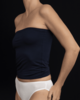 KYE Intimates Recline Bamboo Strapless Tube Top - Navy - Thumbnail 5